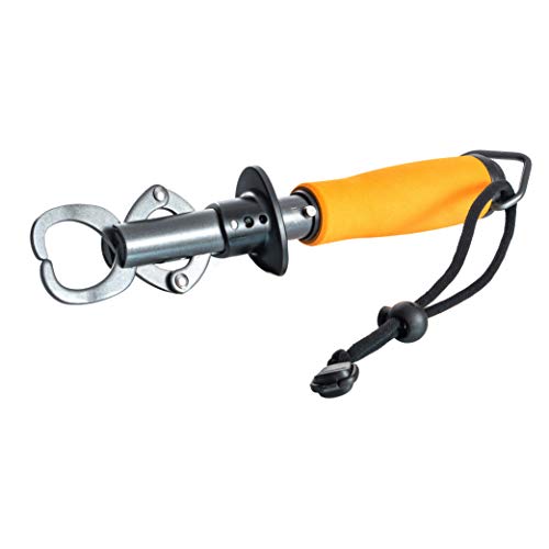 Aluminum Fish Hook Remover Removal Fishing Tools Tackle Squeeze-Out 6.7in Orange - color: Orange