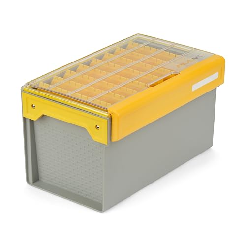 Plano EDGE Deep Hang Box, Stores 48 Crankbaits, with Rust-Preventive Rustricor, Dri-Loc Watertight Seal, WaterWick, DuraView Transparent Lid, Stackable Storage for Fishing Organization - style: Deep Hang