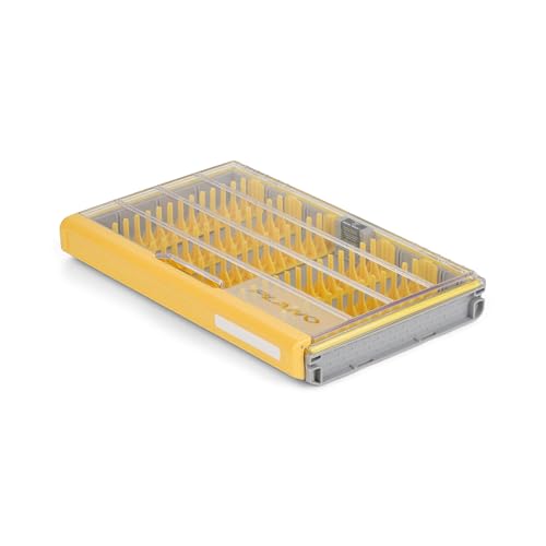 Plano EDGE Master Jig/Bladed Jig Box, Transparent/Yellow - size: One-Size, style: Jig Tackle Storage