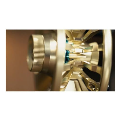 Redington Grande Fly Fishing Reel, Heavyweight Big Game Fly Reels, Freshwater and Saltwater, Super-Torque Drag System, Champagne, 9/10/11 - color: Champagne, size: 9/10/11