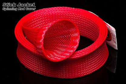 RITE-HITE Orin Briant Stick Jacket Fishing Rod Covers - Spinning Stick Jacket, Comes in a Variety of Colors; Keeps Your Rod Safe and Tangle Free - color: Red