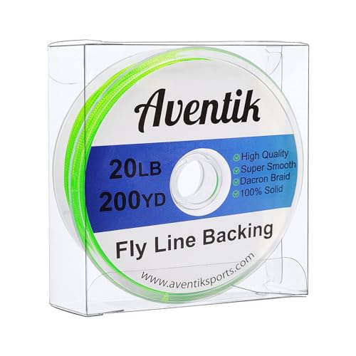 Aventik Dacron Braided Fly Line Backing 100Y/200Y 20LB/30LB - color: Green, size: 30LB,200YARD