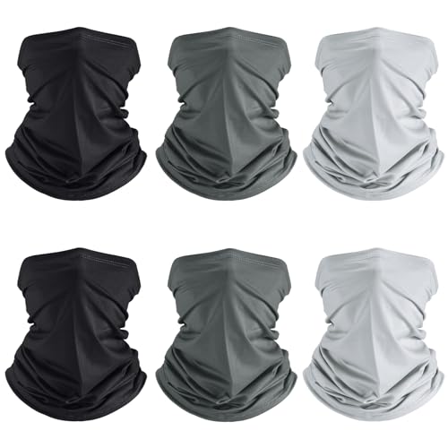 Geyoga Summer UV Protection Cooling Neck Gaiter | Sunscreen Breathable Face Scarf Bandana Mask Neck Gaiter for Outdoor Fishing Hiking Camping - color: Classic Color
