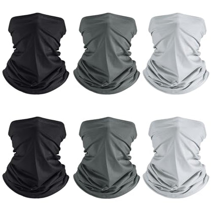 Geyoga Summer UV Protection Cooling Neck Gaiter | Sunscreen Breathable Face Scarf Bandana Mask Neck Gaiter for Outdoor Fishing Hiking Camping - color: Classic Color
