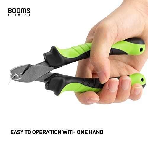 Booms Fishing CP2 Fishing Crimping Tool for Single-Barrel Sleeves, with 300pcs Sleeves, Green - style: Green Crimping Pliers with 300pcs Sleeves