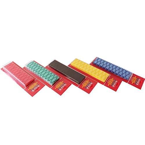 WOER Fishing Rod Shrink Wrap 2:1 Dia 0.6", 0.8", 1", 1.2", 1.4", 1.6" Fishing Rod Grip Wrap Industrial Heat Shrink Tubing Fly Fishing Accessories - color: Red