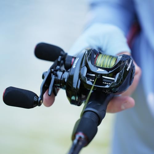 KastKing Royale Legend II Twin Tip Fishing Rod and Reel Combos, Spinning & Casting Combo, IM6 Graphite 2Pc Blanks, Extra Backup Tip Section, Stainless-Steel Guides, KastFlex Technology, EVA Handles - style: Cast: Right Reel, 7'0''- Mh Rod(2 Pcs + Extra Ti