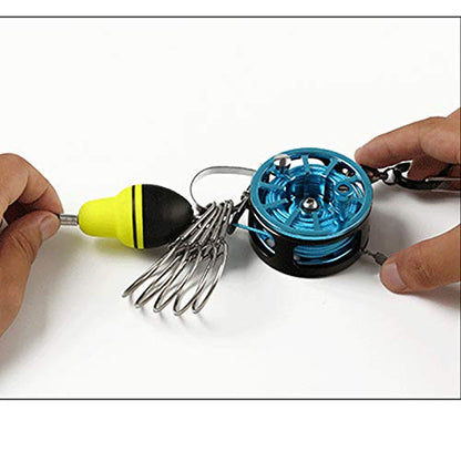Joyeee Fish Stringer, Foam Fishing Float, Lures, Baits, Ice Spearing Equipment Multi-Tools - color: #6m Blue