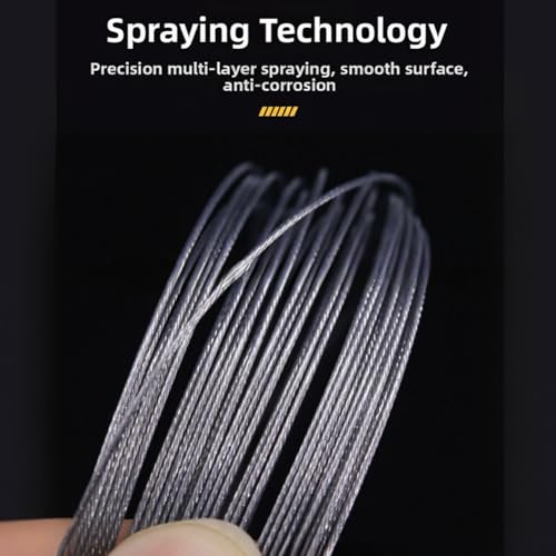 Saltwater Fishing Leader Stainless Steel 10 Meter Wire Spool Bite Proof For Lure Fishing And For Deep-Sea Angling Applications - size: 120 lb