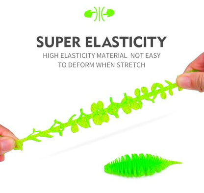 Pack of 25 Soft Lure 6g/75mm TPE Material Worm Gill Soft Fishing Lure Silicone Swimbait Artificial Fishing Tackle