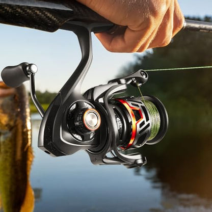 Piscifun Carbon X III Spinning Reel, IPX6 Waterproof, Freshwater/Saltwater | Ultralight carbon fiber body, 8+1 shielded bearings, 6.0:1 gear ratio, smooth retrieve for versatile fishing - size: 2000