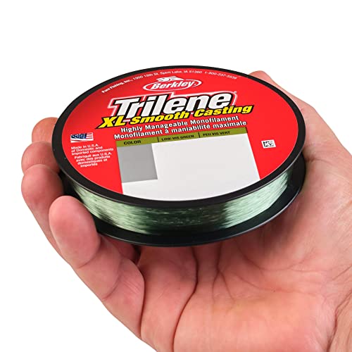 Berkley Trilene XL Monofilament Fishing Line - color: Low-Vis Green, size: 300yd, style: 6lb Test