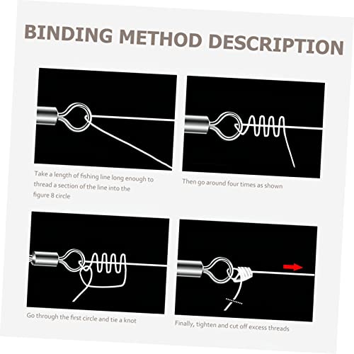 Snap Swivels Connector for Saltwater Freshwater Fishing Durable Tackle Accessories Strong Tensile