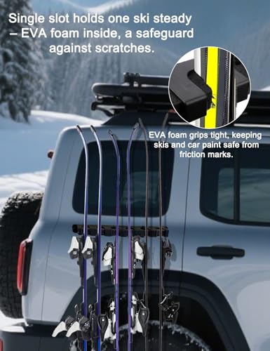 NebulaEdge Magnetic Fishing Rod Holders,for Car&Garage Portable Holder | (2 Pcs) Vertical & Horizontal Installation,Strong Magnetic, for Truck Stable Placement, Garage Ceiling Storage