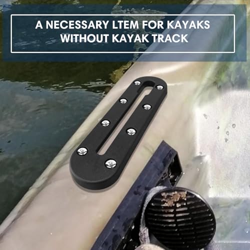 Kayak Track, Kayak Low Profile Track,Kayak Rail, Kayak Accessories Mount Track, Kayak Paddle Holder Kayak Gear Track for Fishing Rod Holde,Fish Finder, Kayak Rod Holder,Anchor Cleats - size: 7 INCH/4 PCS