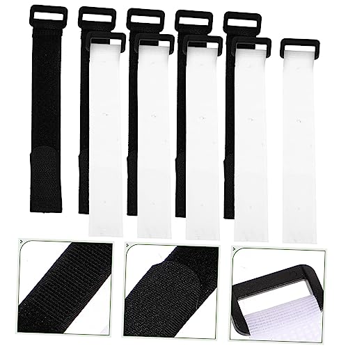 10pcs Adjustable Fishing Rod Wraps Straps for Organizing Fishing Gear Includes Bands for Transporting Poles Reducing and Enhancing Convenience