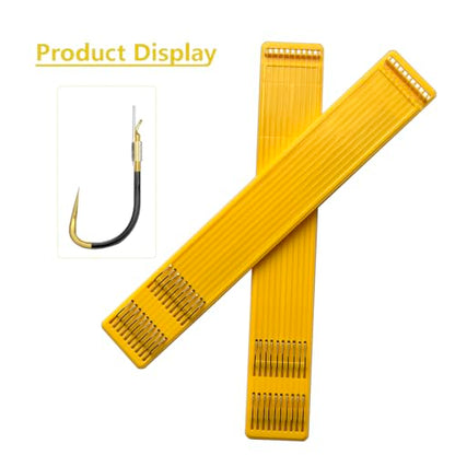 AMHDV Small Barbless Fishing Hook with Line, Tiny Fish Hooks and Leader (Pack of 20) - size: 20# (0-0.44lb)