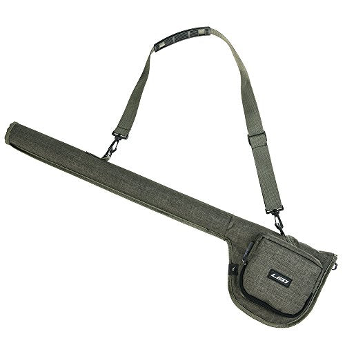 Lixada Fly Fishing Rod Case,Portable Fishing Tackle Bag,Canvas Fishing Pole Storage Bag Fly Rods Reels Durable Carry Case - color: Fly Fishing Bag Only