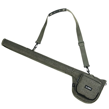 Lixada Fly Fishing Rod Case,Portable Fishing Tackle Bag,Canvas Fishing Pole Storage Bag Fly Rods Reels Durable Carry Case - color: Fly Fishing Bag Only