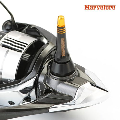 Reel Stand 1.7 inches (44 mm) Protect Reel from Rock Compatible for Shimano Stradic Stella Vanford, Daiwa Certate Exist - color: Black Yellow