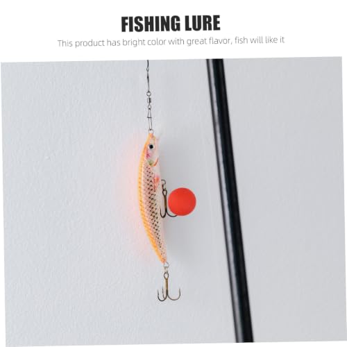 VICASKY PVA Strawberry Flavor Fishing Bait Beads Floating Smell Balls for Carp Fishing High Buoyancy Soft Pellets for Attracting Fish