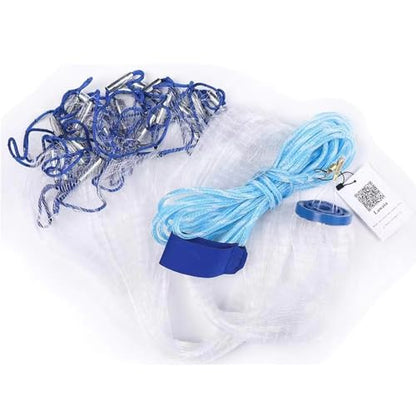 Lawaia Cast Net Cast Nets for Fishing Hand Throw Bait Nets 1/2 inch Mesh Freshwater Saltwater Fish Gear - Ideal for Shrimp, Fish & Fly Fishing with 3FT - 12FT Radius - size: 6FT/1.8mRadius