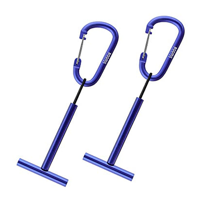 Booms Fishing SH1 Fly Fishing Tippet Spool Holder 2 Pack - color: Blue, 2pcs