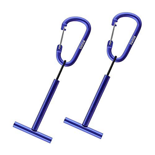 Booms Fishing SH1 Fly Fishing Tippet Spool Holder 2 Pack - color: Blue, 2pcs