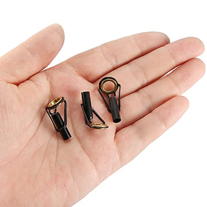 PATIKIL Fishing Rod Tips Repair Kit Stainless Steel Ring Guide for Saltwater Freshwater Fishing - size: 4.6mm