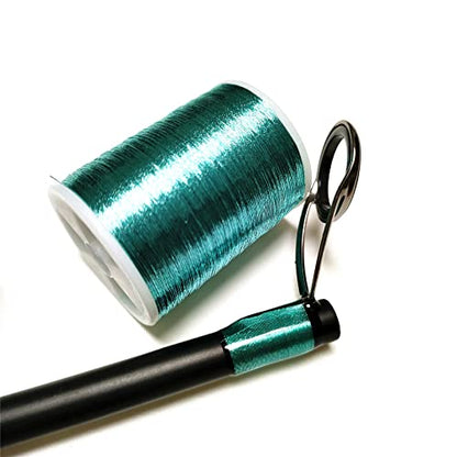 (8pcs*240yd) Kalavarma Rod Wrapping Thread for Fishing Rod Wrapping Thread Rod Building Repair - style: Metallic klm012