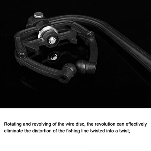 Fishing Line Spooler Machine Portable Adjustable Spinning Reel Line Winder Tackle Tool Black