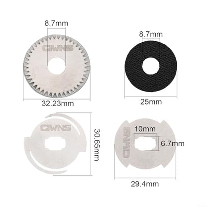 Fishing Reel Drag Clicker Kit Washer for Daiwa Tatula SV TW 103 HSL Right Hand Baitcasting Spool Repair Parts Set Carbon Metal
