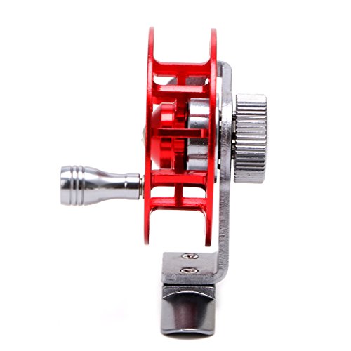 LIANGLIN WU Full Metal Ultra-Light Former Ice Fishing Reel Fly Fishing Reels Aluminum Inline Reel for Jigging & Ice Fishing