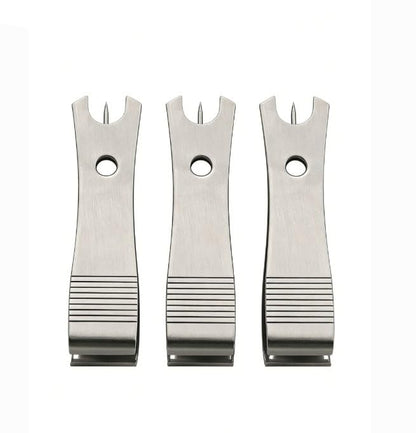3 Pcs Fishing Line Cutter Nipper Set with Hook Eye Cleaner, Stainless Steel Fly Fishing Line Clippers, Multi-Purpose Cutting Tool for Braid/Mono, Sharp Cutting Nipper Accessories