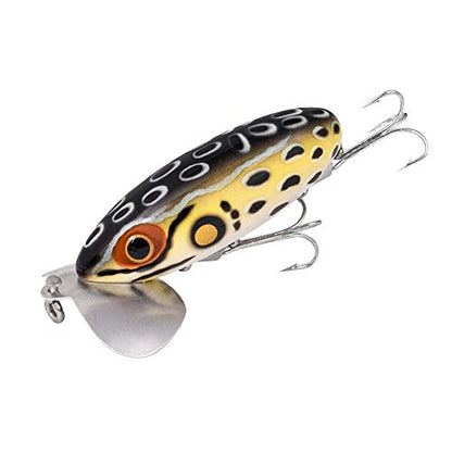 Arbogast Triple Threat Fishing Lure 3-Pack - Includes Jitterbug Lures and Hula Popper Lures - style: 2 Hula Popper, 1 Jitterbug
