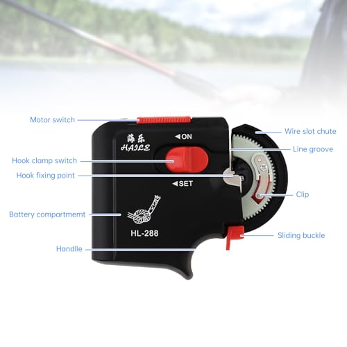 Automatic Fishing Hook Tier Machine, Electric Device Fast Tying Tyer, Fishing Hook Line Tyer Machine Tying Device, Bundle Tie Knot Tools