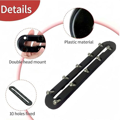 Kayak Track Kayak Low Profile Track,Kayak Rail,Kayak Accessories Mount Track,Kayak Gear Track for Fishing Rod Holder,Kayak Rail Track for Paddle Holders Fish Finder,Cup Holder,Anchor Cleats - size: 9inch4pcs