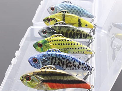Minnow Crankbait for Bass Fishing Bass Lure Jerkbait Fishing Lures and Tackle Box - color: HL773KB
