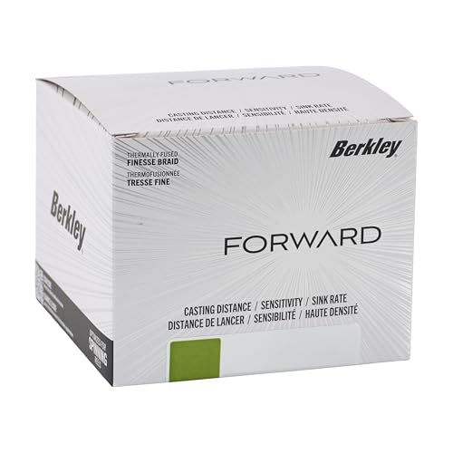 Berkley Forward Braid Fishing Line - color: Low-Vis Green, size: 12 lb - 1500 yd