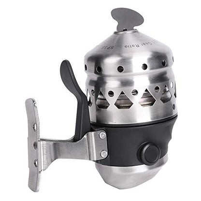 Fishing Reel with Hand Brake, Fishing Winding Displacement Line Reel for Fish Wheel Accessory
