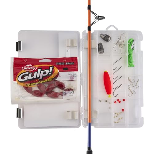 Shakespeare Catch More Fish Spinning Reel and Fishing Rod Combo with Kit - color: Catfish, style: 2024 Model