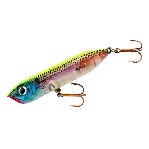 Heddon Chug'N Spook Popper Topwater Fishing Lure for Saltwater and Freshwater - color: Okie Shad, size: Chug'N Spook Jr (1/2 oz)