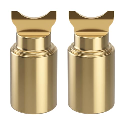Titanium Coated Stainless Steel Line Guide Pawl for Daiwa Tatula Alphas, Shimano SLX Curado, Abu Garcia Ambassadeur Revo Max Series, Lew's Baitcasting Reels (Confirm Factory Pawl Size) - size: 9.95 x 4.65 mm (2 Pcs)