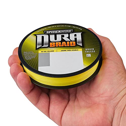 SpiderWire DuraBraid Braid Fishing Line - color: Hi-Vis Yellow, size: 15lb - 150yd