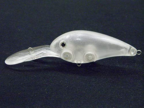 Blank Unpainted Minnow Crankbait Topwater Lipless Jerkbait Fishing Lures - color: UPC255P10