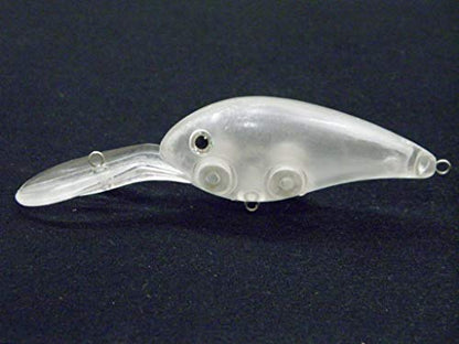 Blank Unpainted Minnow Crankbait Topwater Lipless Jerkbait Fishing Lures - color: UPC255P10
