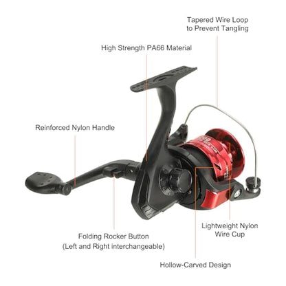 PATIKIL Fishing Reel Left/Right Interchangeable Handle - color: Red