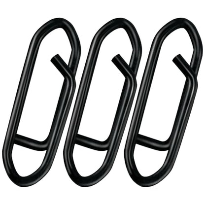 Alwonder 50-Pack Fishing Stealth Power Speed Clips, High Strength Stainless Steel Speed Clips for Fishing Lures Quick Change, Freshwater Saltwater Crankbait Popper Lures Quick Snap Connector - size: 175LB-1.2IN