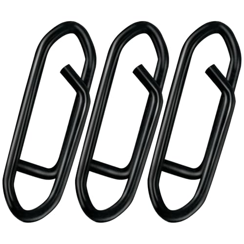 Alwonder 50-Pack Fishing Stealth Power Speed Clips, High Strength Stainless Steel Speed Clips for Fishing Lures Quick Change, Freshwater Saltwater Crankbait Popper Lures Quick Snap Connector - size: 75LB-0.78IN