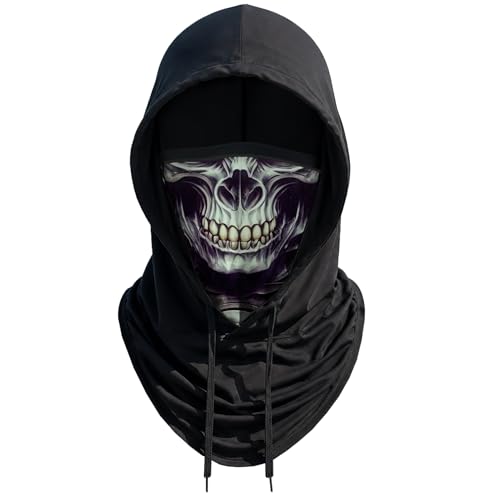 Skull Balaclava Hat for Women Men Sun UV Protection Summer Cooling Full Face Mask Cycling Hiking Fishing Outdoor Sports - color: Skull 05